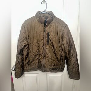 Vintage Polo by Ralph Lauren Quilted Puffer Jacket Brown 2000s Outdoor Coat